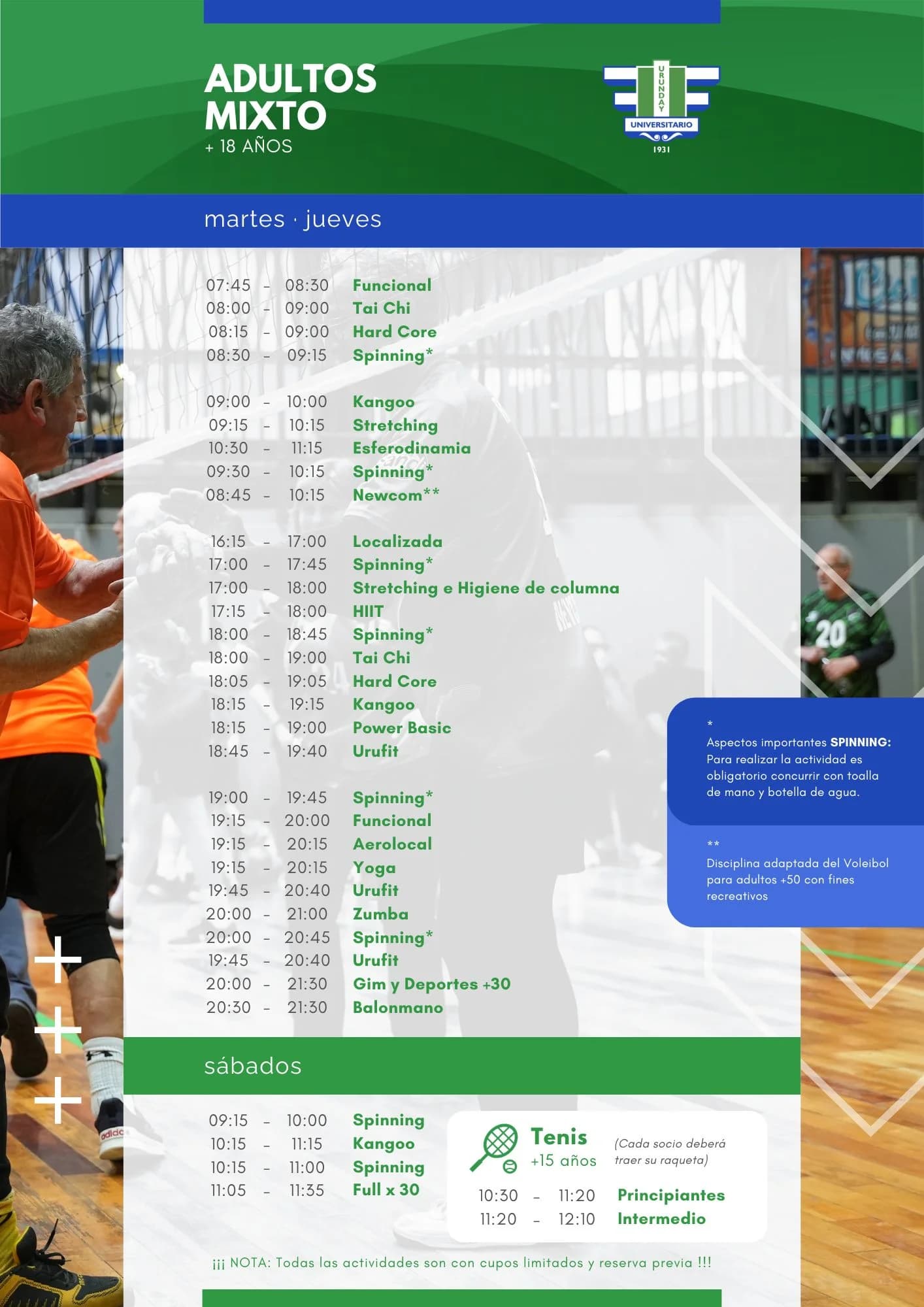 Horarios 2