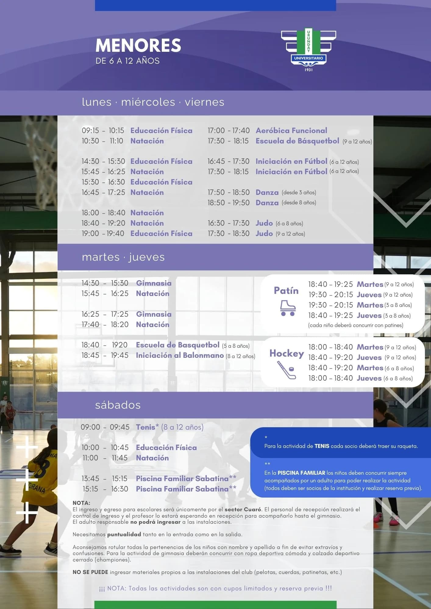 Horarios 5